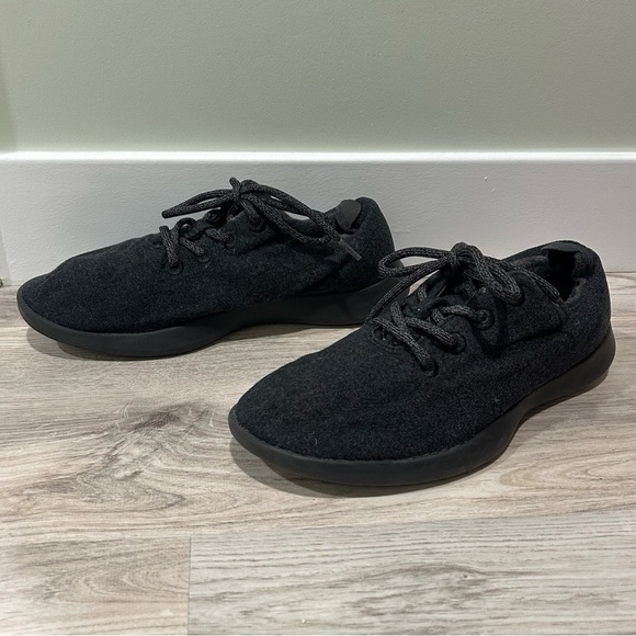 AllBirds Charcoal Wool Runners Machine Washable Men’s Shoes Sneakers Size 10 - Picture 8 of 9